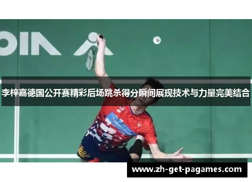 李梓嘉德国公开赛精彩后场跳杀得分瞬间展现技术与力量完美结合
